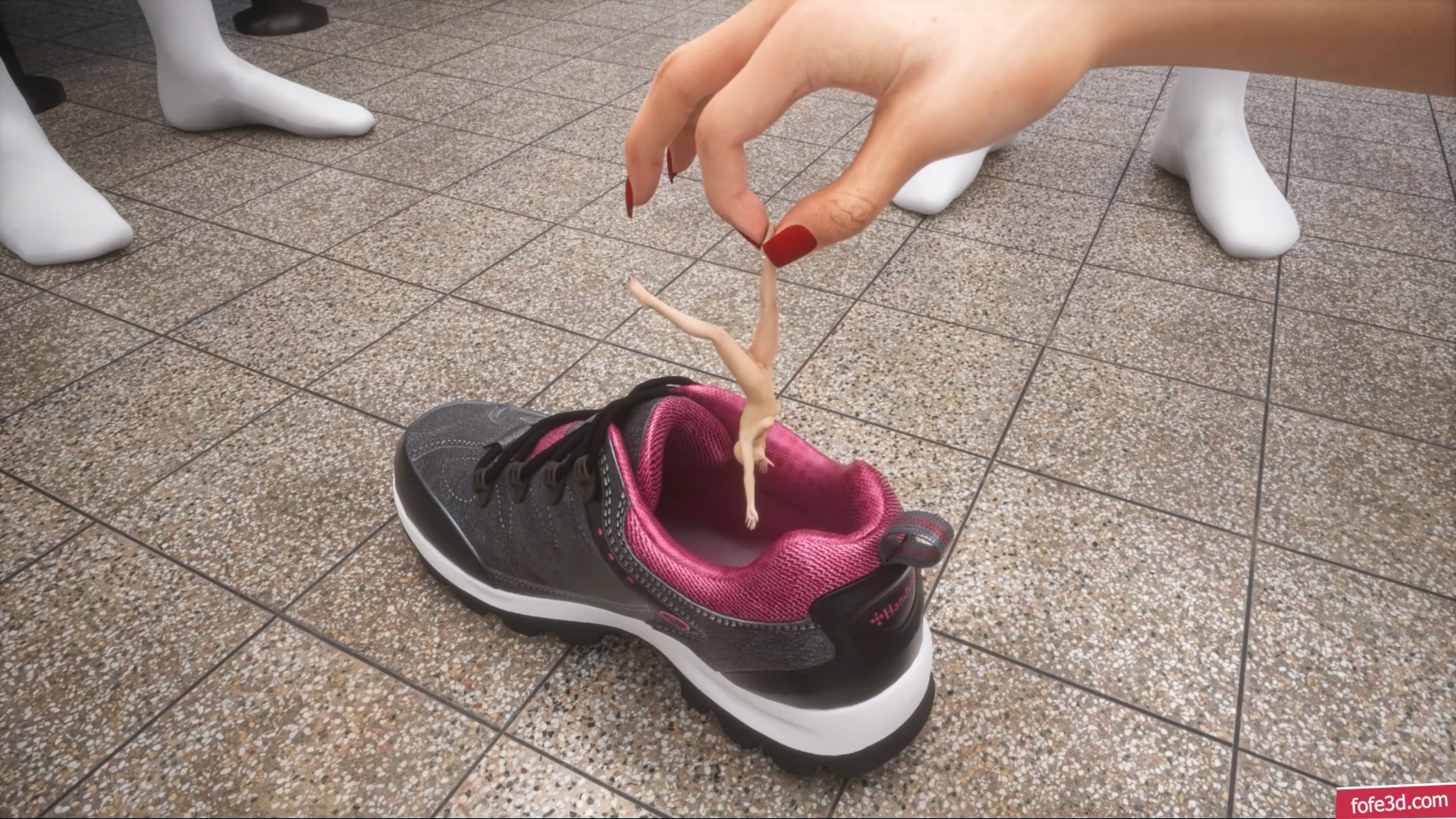 FoFe3D Giantess and Foot Fetish Animations